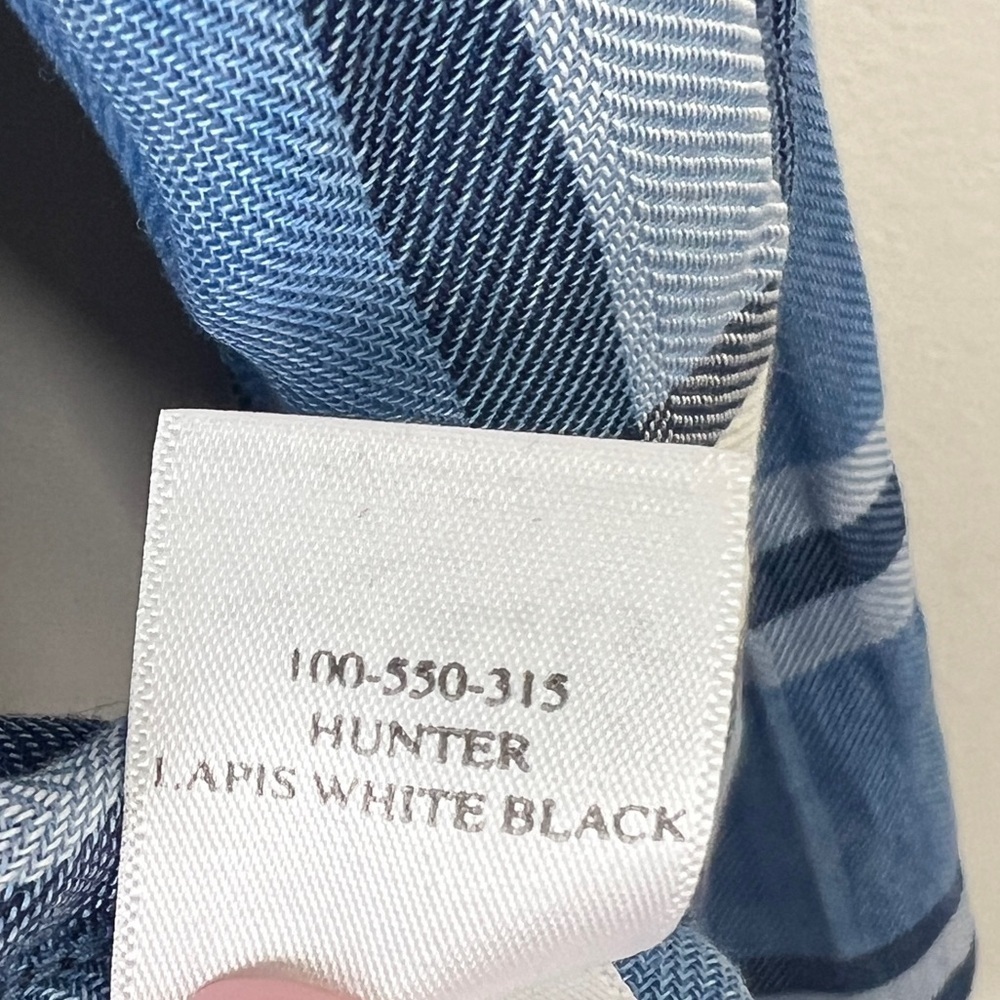 Rails Hunter Lapis White Black Button Up Shirt - image 5